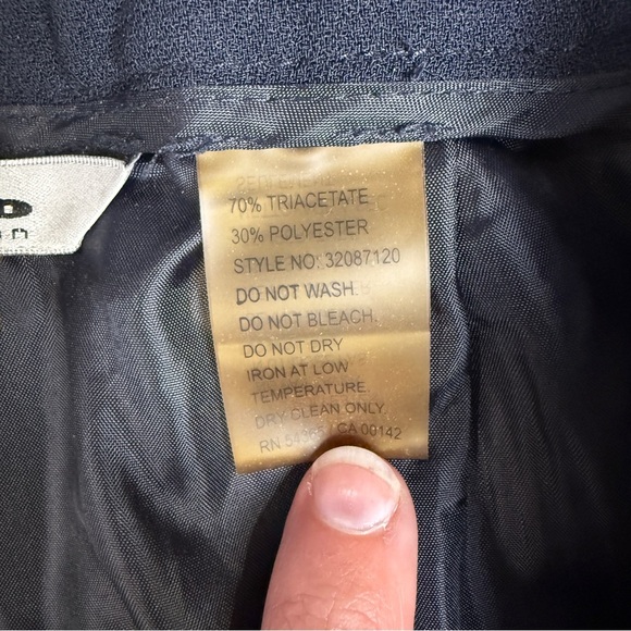 Vintage Nygard Collection navy trousers, Size 10 PETITE - Picture 6 of 7